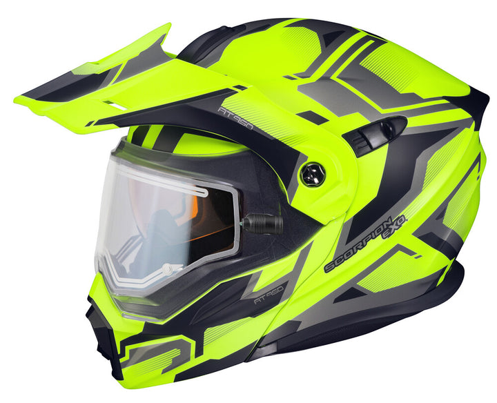 Scorpion EXO AT950 Ellwood Snowmobile Helmet Electric Shield