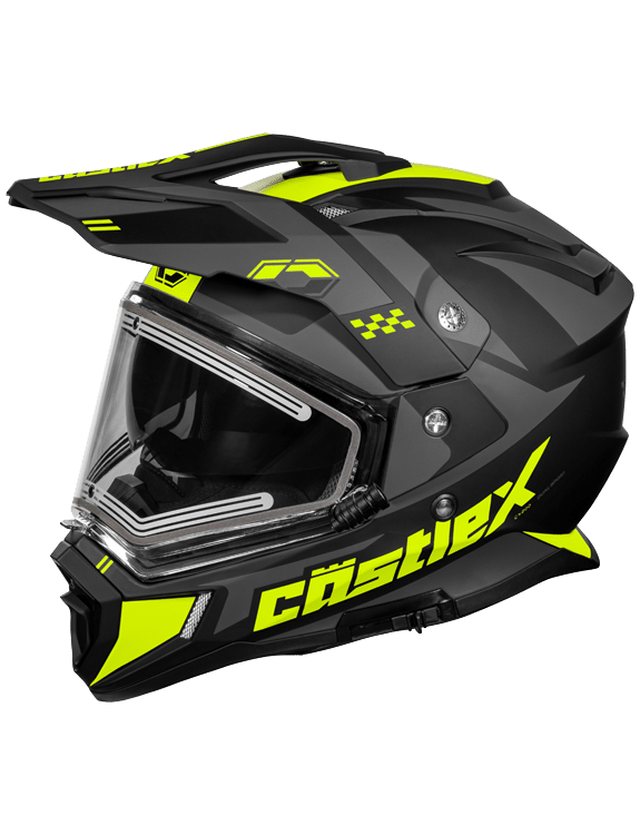 Castle X CX200 Wrath Heated Electric Shield Snowmobile Helmet