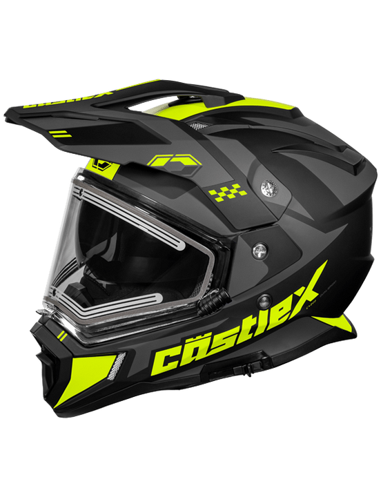 Castle X CX200 Wrath Heated Electric Shield Snowmobile Helmet