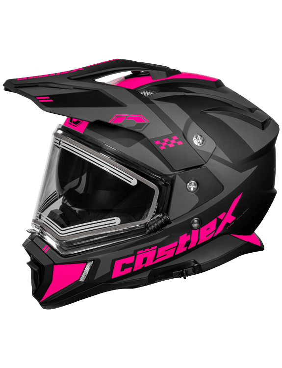 Castle X CX200 Wrath Heated Electric Shield Snowmobile Helmet