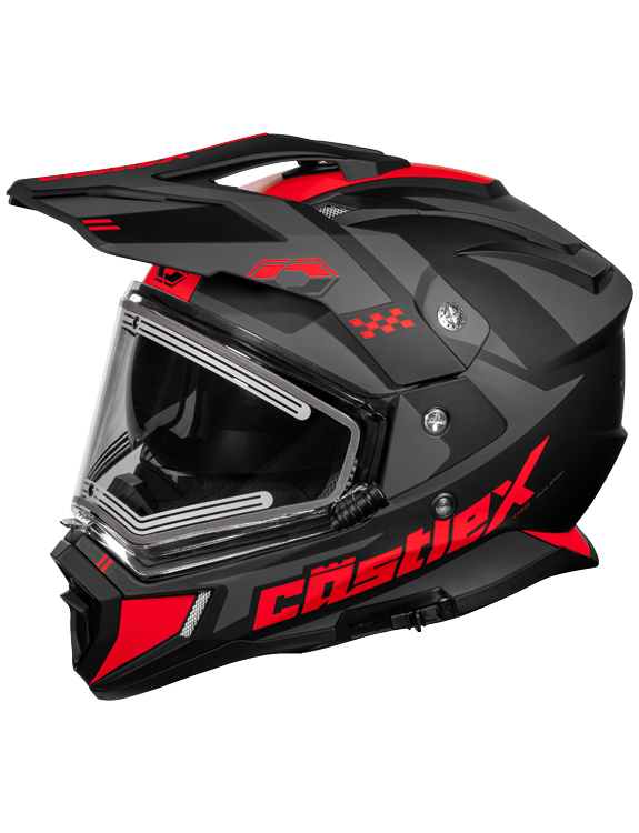 Castle X CX200 Wrath Heated Electric Shield Snowmobile Helmet