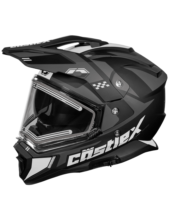 Castle X CX200 Wrath Heated Electric Shield Snowmobile Helmet