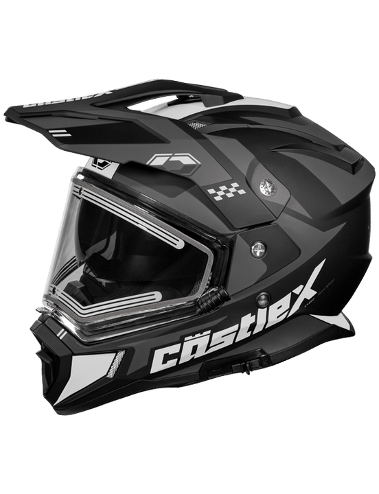 Castle X CX200 Wrath Heated Electric Shield Snowmobile Helmet