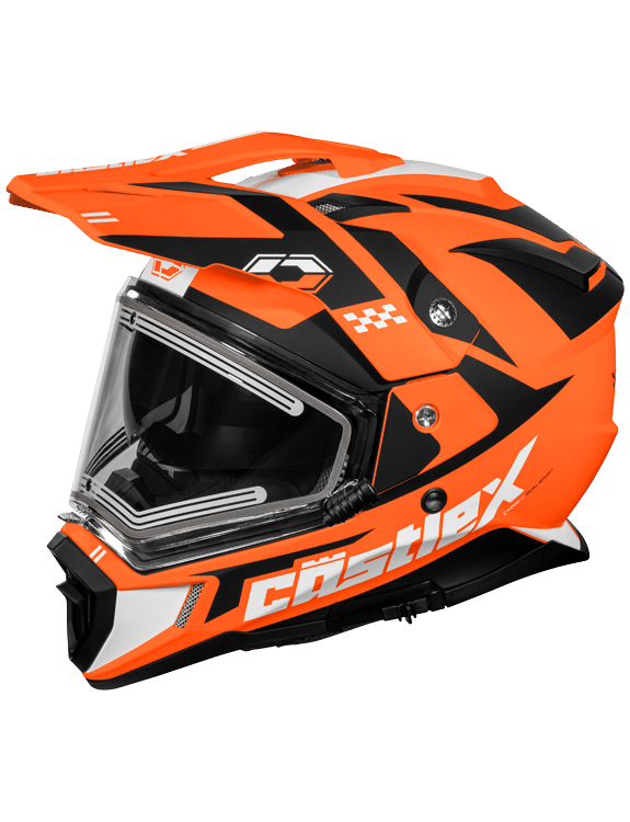 Castle X CX200 Wrath Heated Electric Shield Snowmobile Helmet