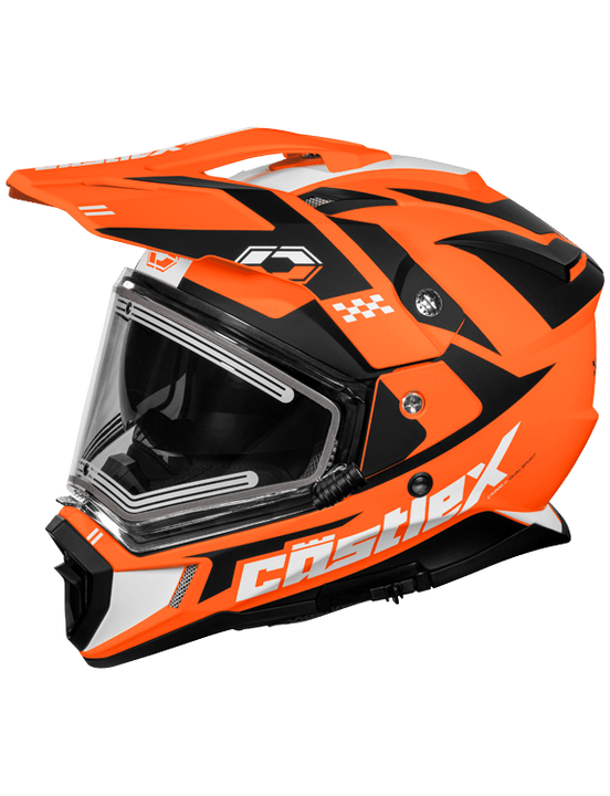 Castle X CX200 Wrath Heated Electric Shield Snowmobile Helmet