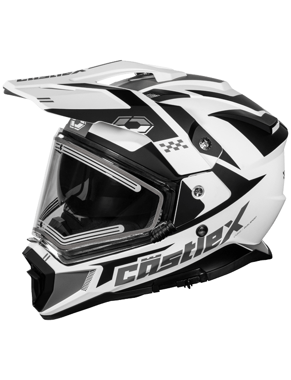 Castle X CX200 Wrath Heated Electric Shield Snowmobile Helmet