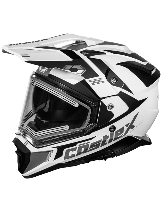 Castle X CX200 Wrath Heated Electric Shield Snowmobile Helmet