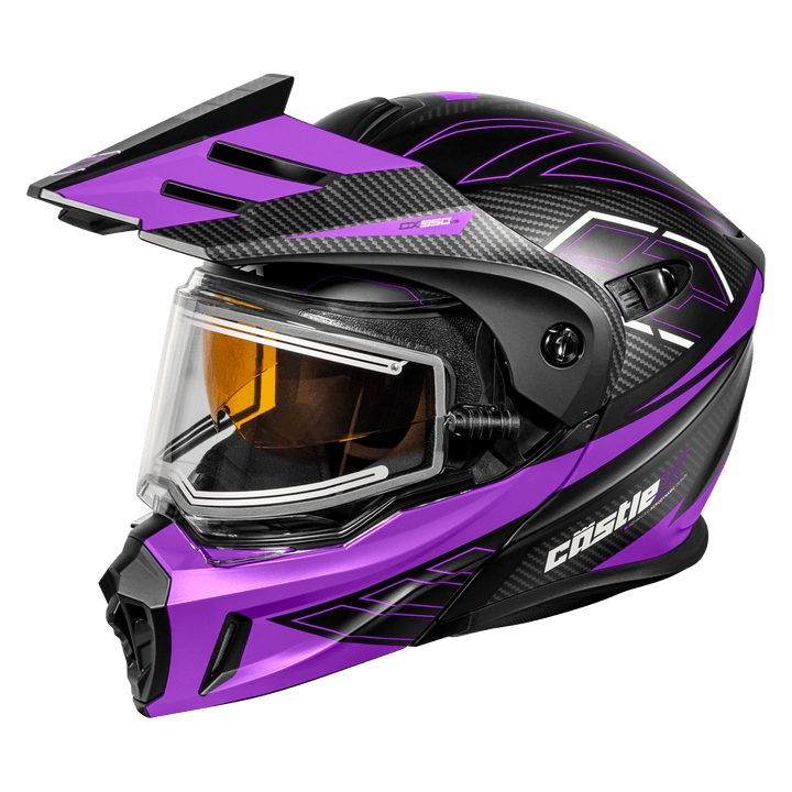 Castle X CX950 V2 Fierce Electric Modular Helmet Matte Black/Grape / MD