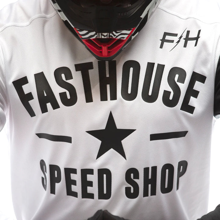 Fasthouse Youth Carbon Jersey White