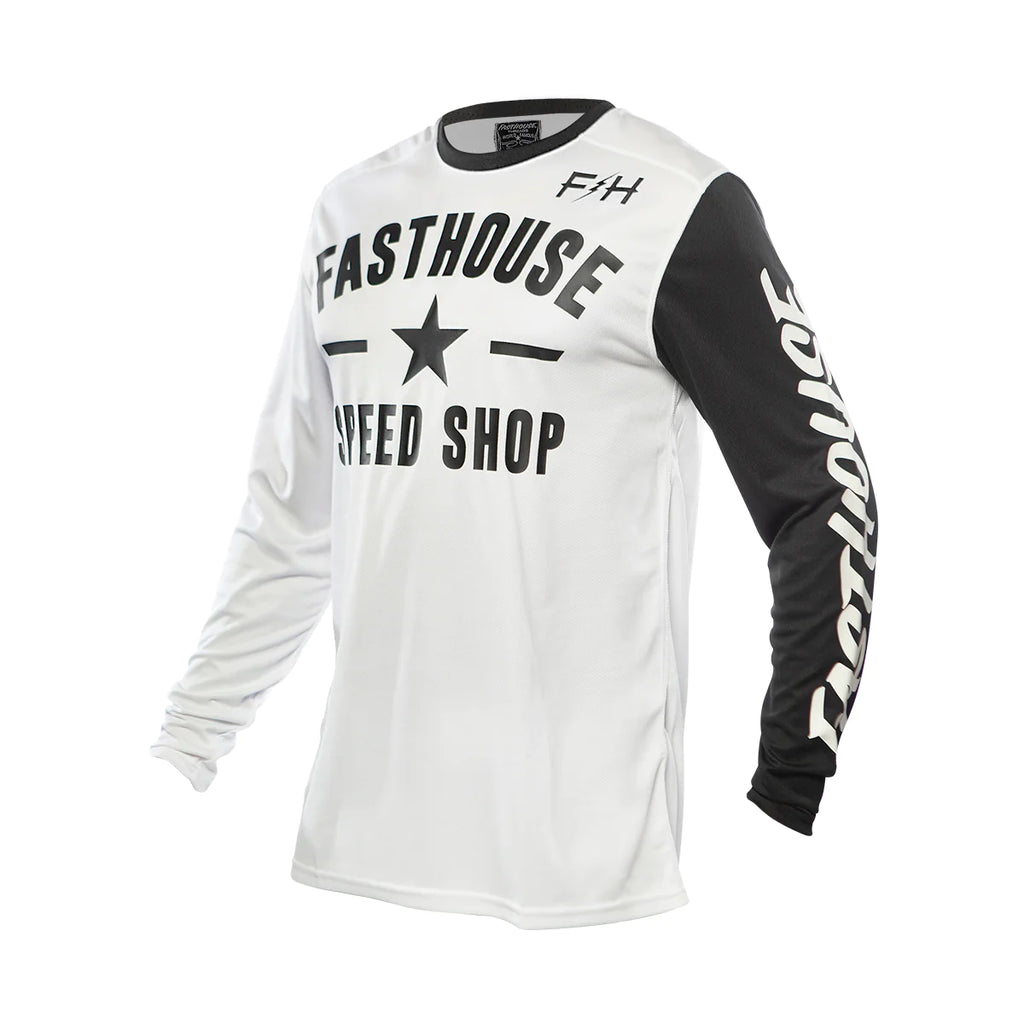 Fasthouse Youth Carbon Jersey White