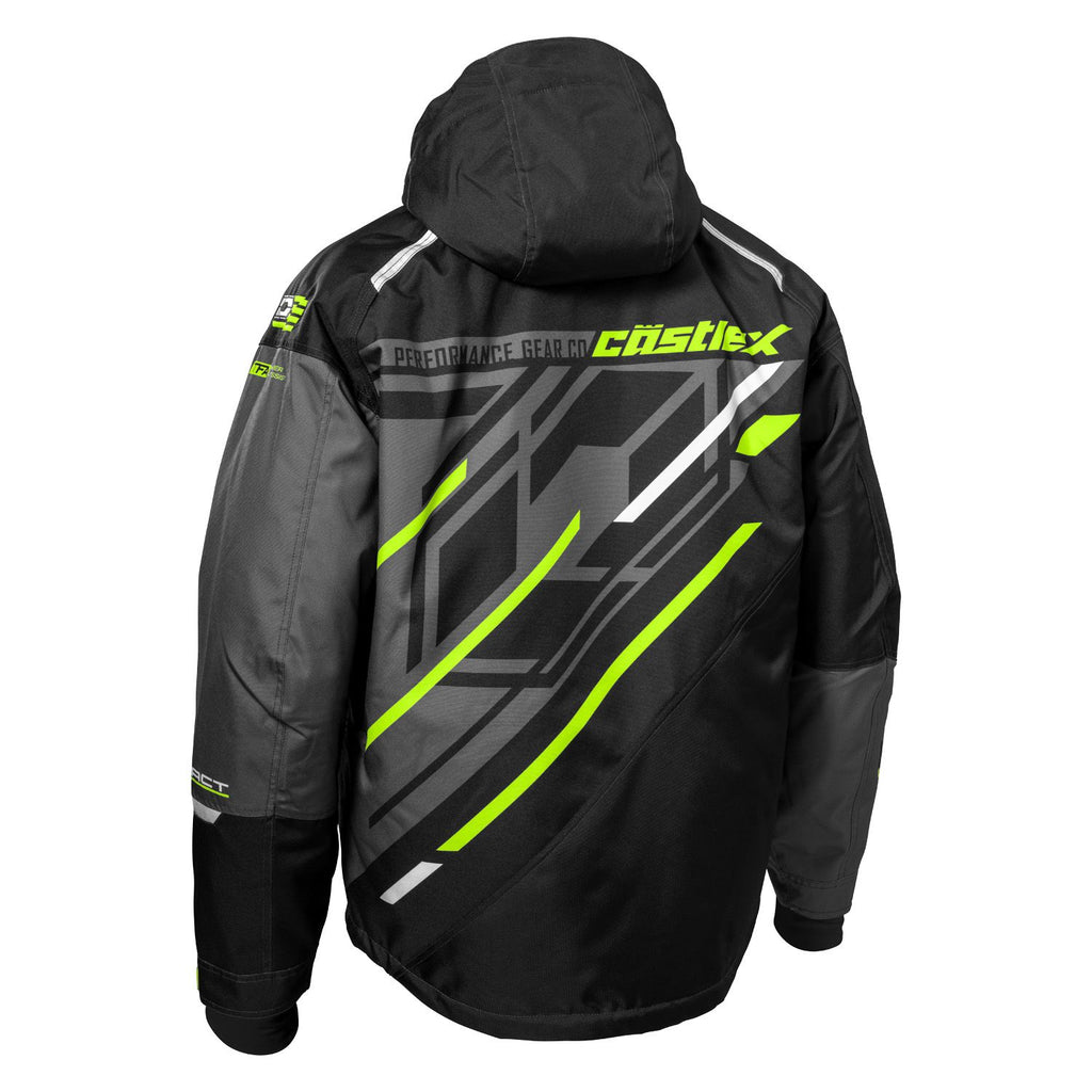 Castle X React Floater Jacket Hivis Black Charcoal