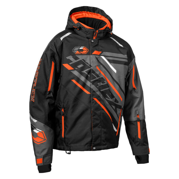 Castle X React Floater Jacket Orange Black Charcoal