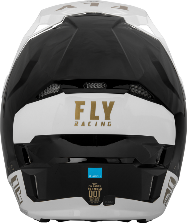 Fly Racing Formula CP Helmet Black White Gold