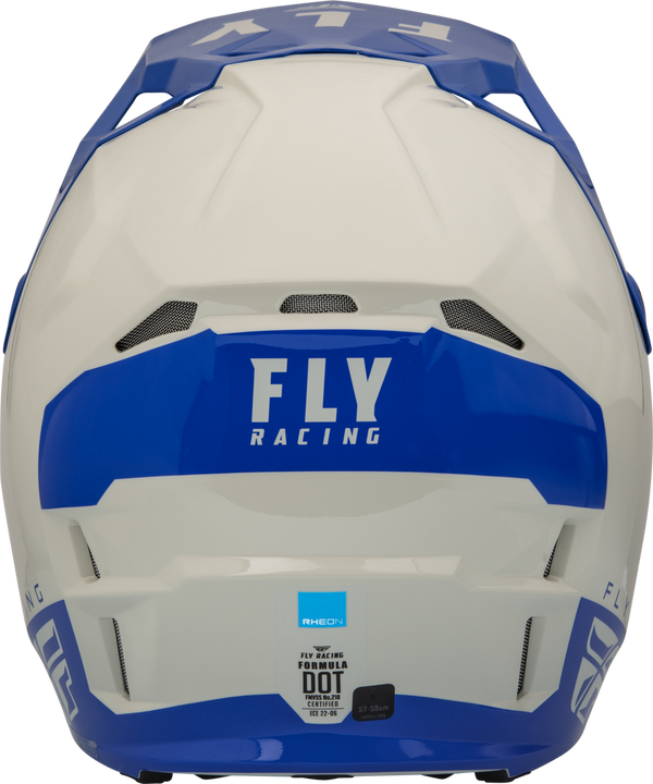 Fly Racing Formula CP Slant Helmet Grey Blue