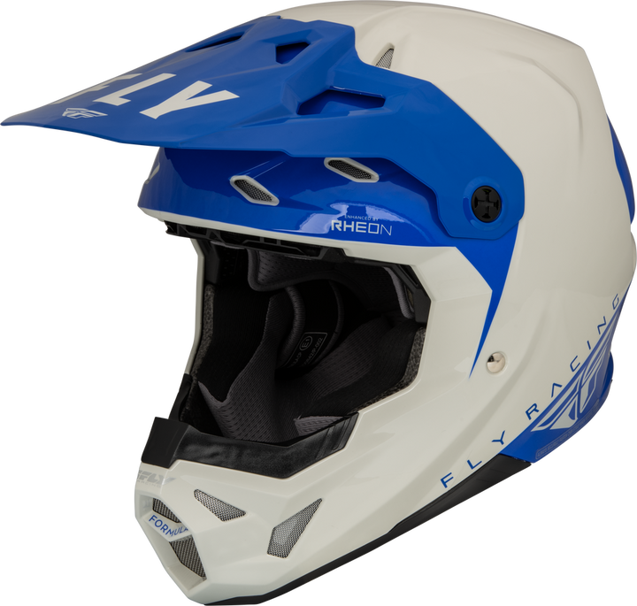Fly Racing Formula CP Slant Helmet Grey Blue