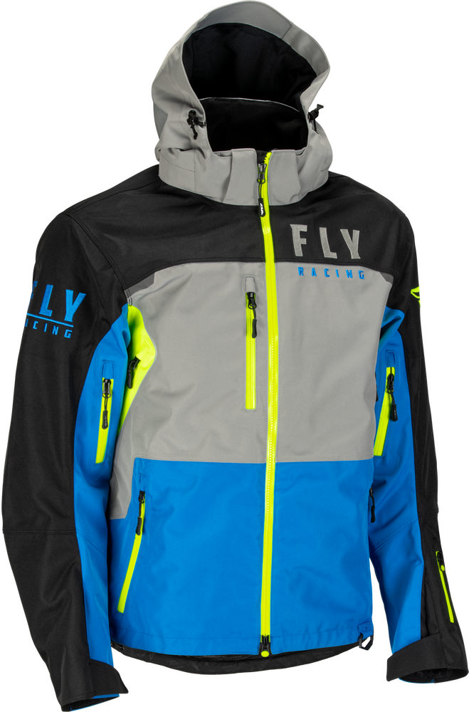 FLY Racing Snowmobile Jacket Carbon Jaxn Motorsports