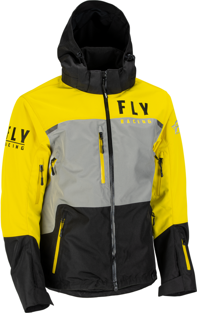 FLY Racing Snowmobile Jacket Carbon Jaxn Motorsports