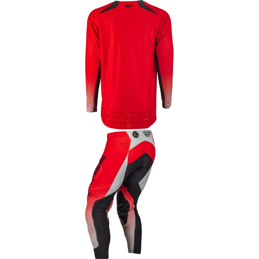 Fly Racing 2023 Evolution DST Combo Red Grey