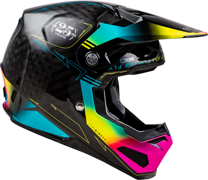 fly motorcycle helmets Racing Sentinal Mech Helmet It comes with Bluetooth 5.0 and paired with Fly Smart App for easy access Formula S Carbon Solid Helmet