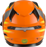 GMAX MD-01S Descendant Modular Snowmobile Helmet With Heated Shield Orange