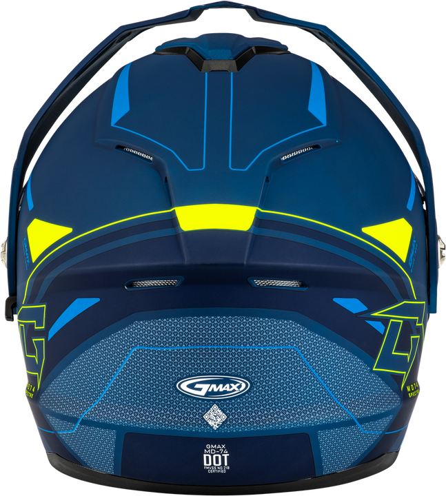 GMAX MD-74S SPECTRE Electric Shield Snowmobile Helmet Blue