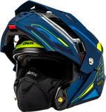 GMAX MD-74S SPECTRE Electric Shield Snowmobile Helmet Blue