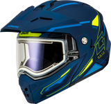 GMAX MD-74S SPECTRE Electric Shield Snowmobile Helmet Blue