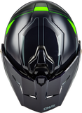 GMAX MD-74S SPECTRE Electric Shield Snowmobile Helmet Green