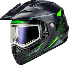 GMAX MD-74S SPECTRE Electric Shield Snowmobile Helmet Green – Jaxn Motorsports