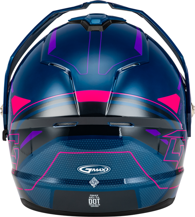 GMAX MD-74S SPECTRE Electric Shield Snowmobile Helmet Blue