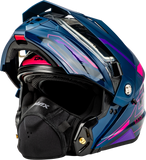 GMAX MD-74S SPECTRE Electric Shield Snowmobile Helmet Blue