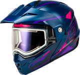 GMAX MD-74S SPECTRE Electric Shield Snowmobile Helmet Blue