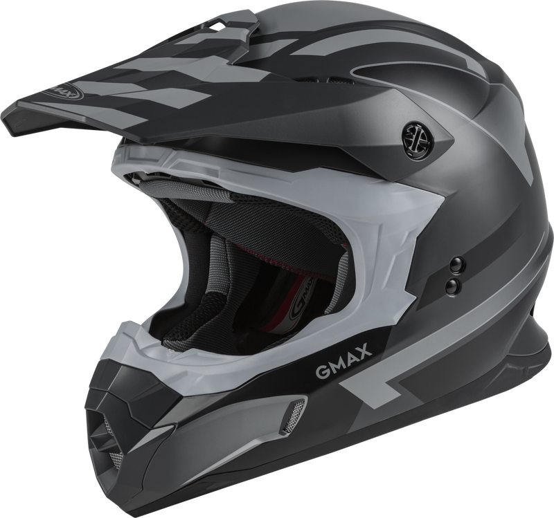 GMAX MX-86 Dirt Bike Helmet Grey - Jaxn Motorsports