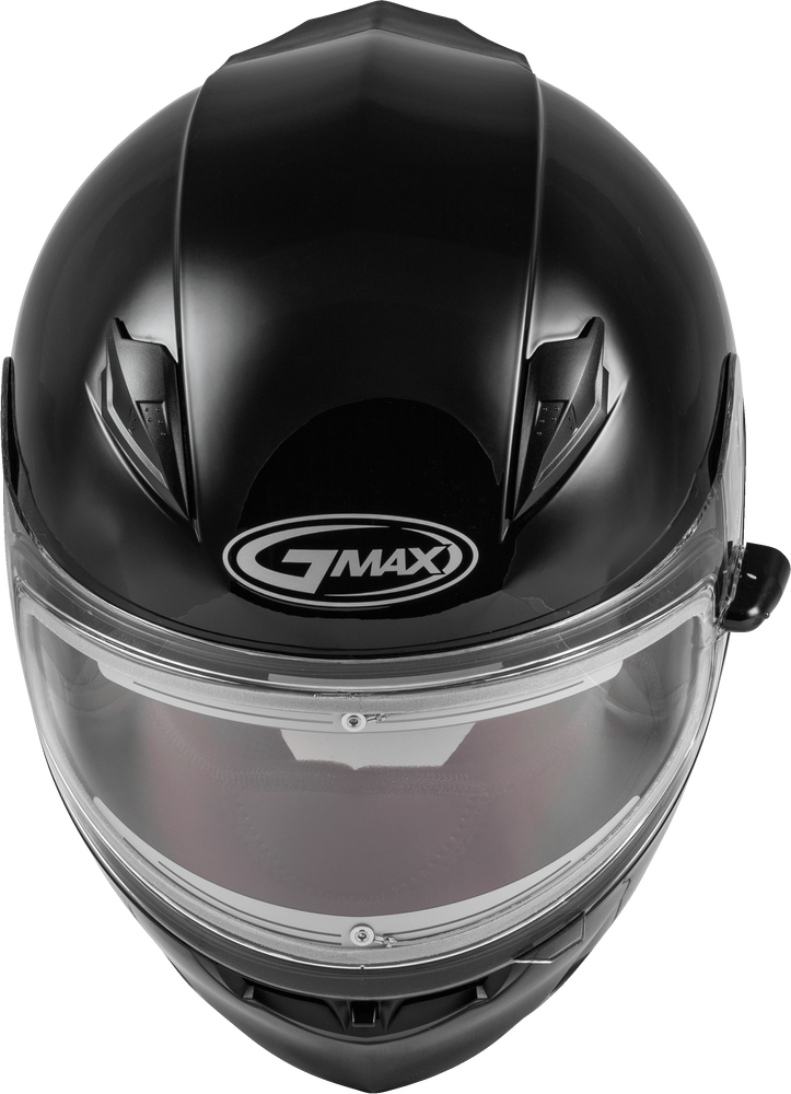 GMAX FF-49S Full Face Snowmobile Helmet With Heated Shield Black