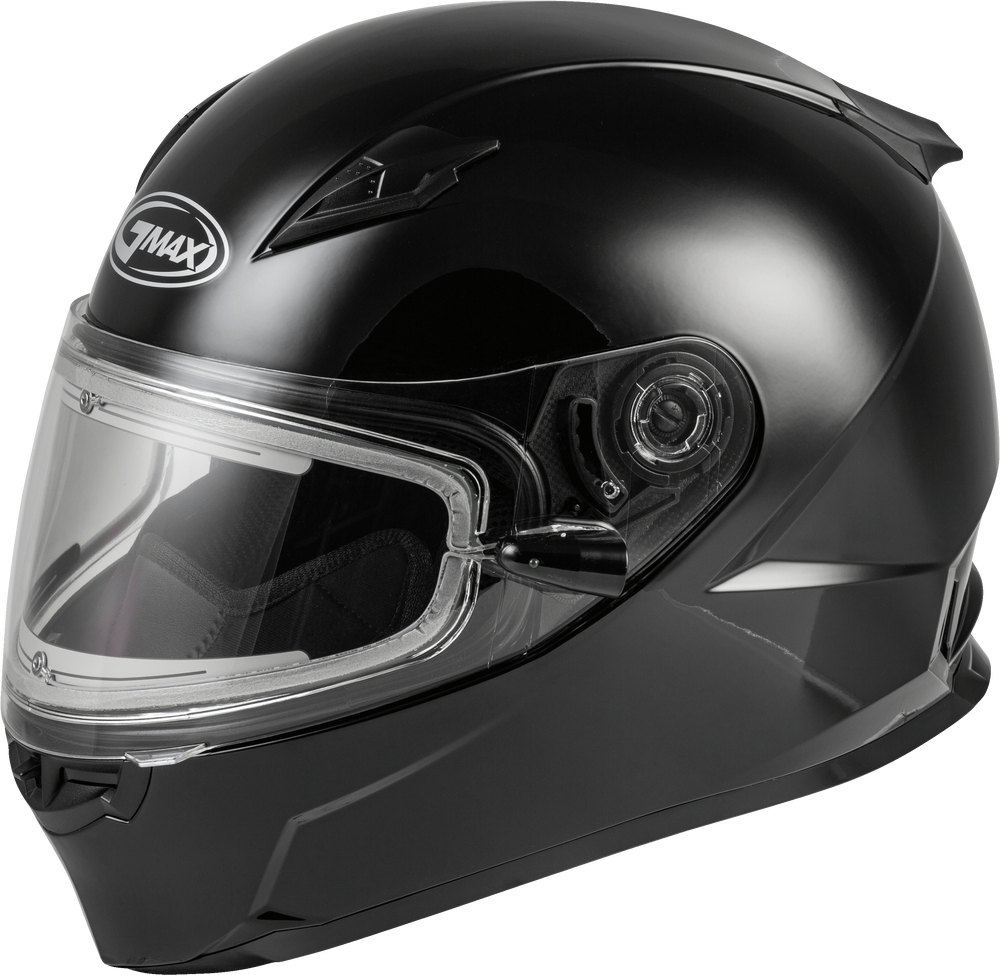 GMAX FF-49S Full Face Snowmobile Helmet With Heated Shield Black