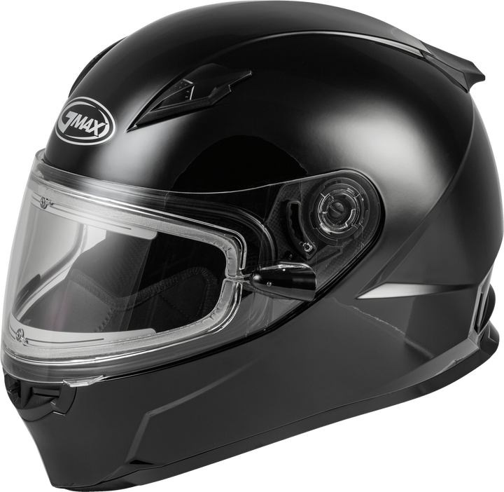 GMAX FF-49S Full Face Snowmobile Helmet With Heated Shield Black – Jaxn Motorsports