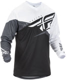 fly-racing-youth-f16-jersey-blk-white-front