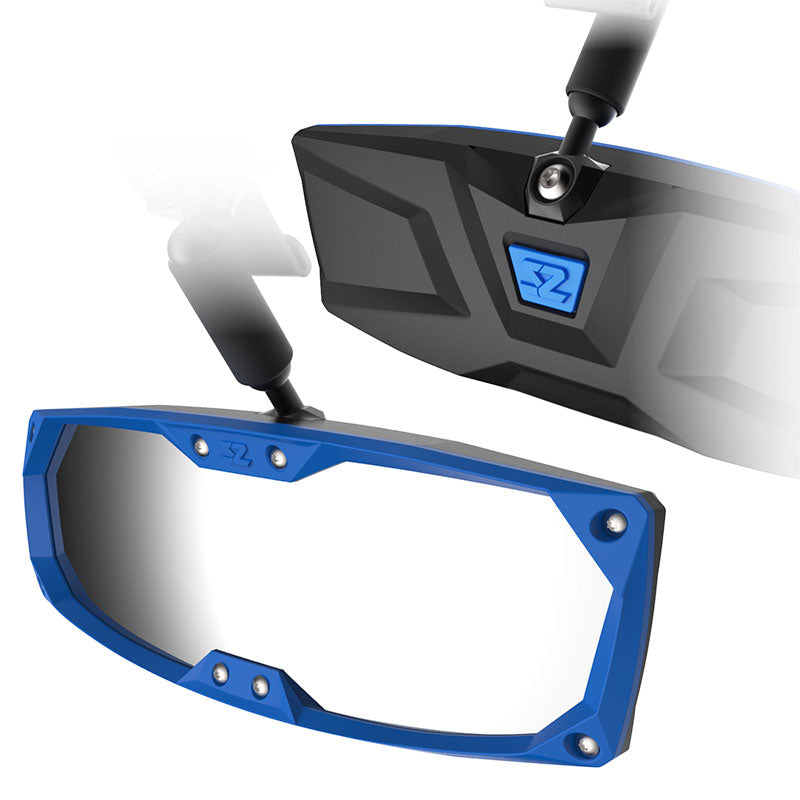 seizmik halo r rear view mirror bezel blue