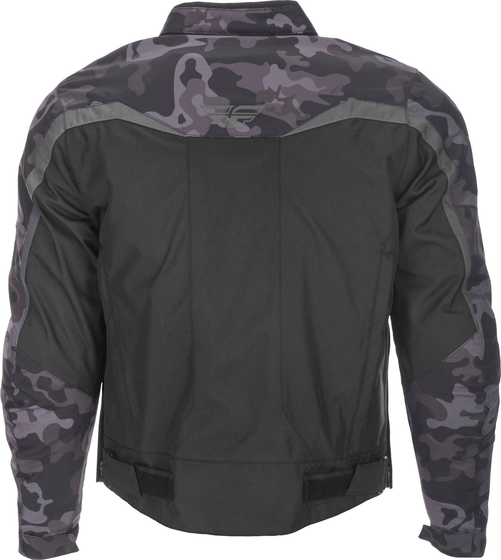 fly racing 2019 butane jacket camo back