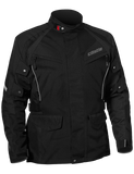 castle mission air motorcycle jacket black