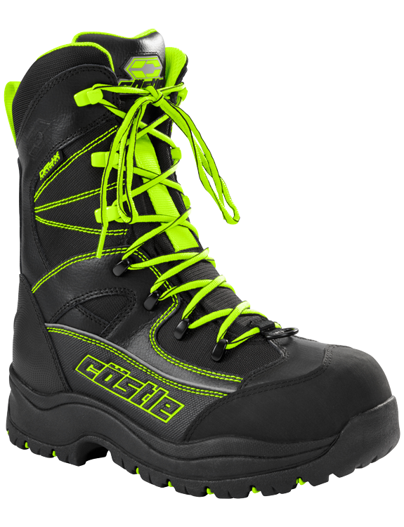castle-x-force-2-snowmobile-boot-hivis
