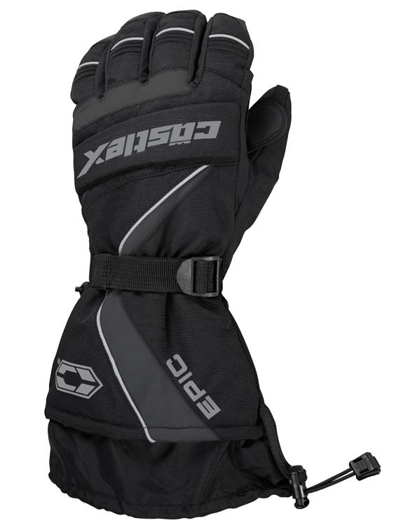 castle epic gloves grey top