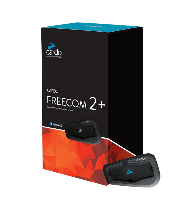Cardo Freecom 2+ Bluetooth Headset Duo | Jaxn Motorsports Cardo Freecom 2+ Bluetooth Headset Duo | Jaxn Motorsports