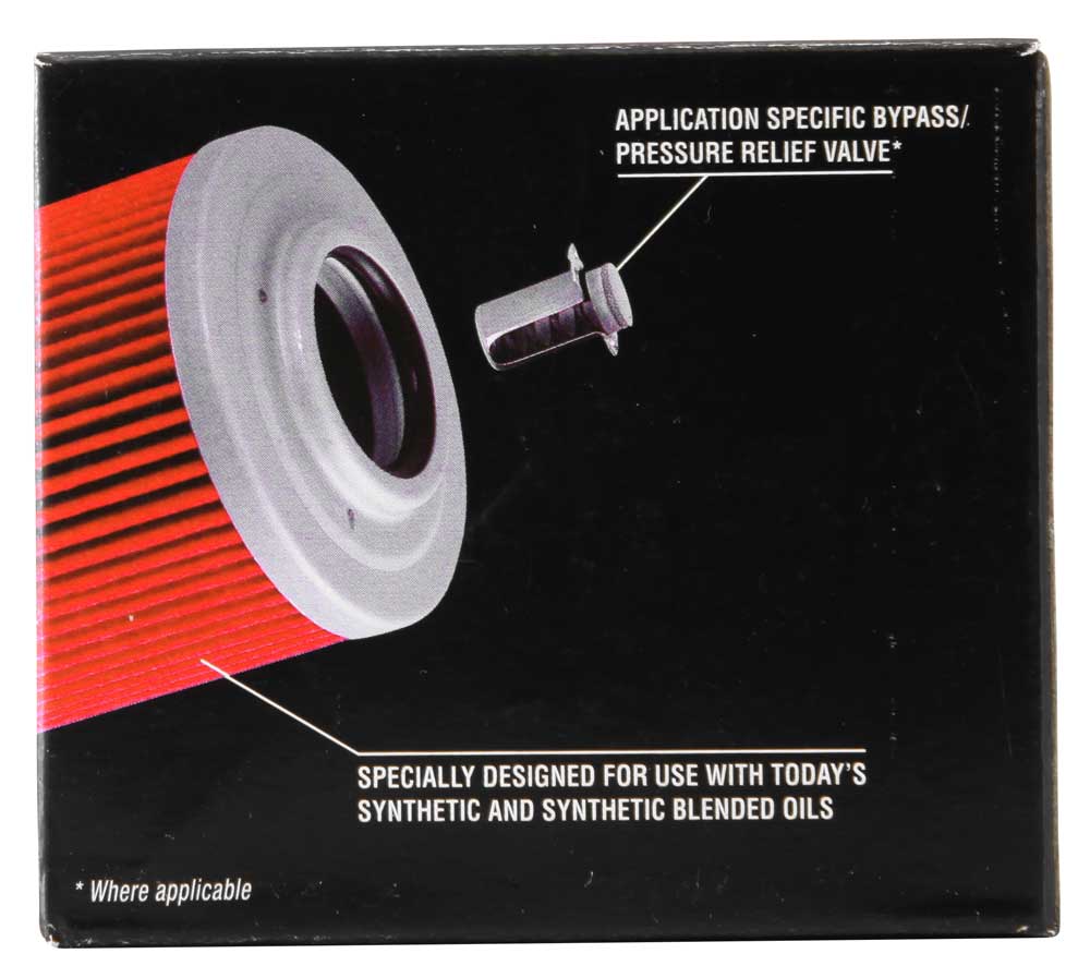 k&n 152 oil filter relief