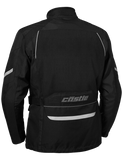castle mission air motorcycle jacket black back