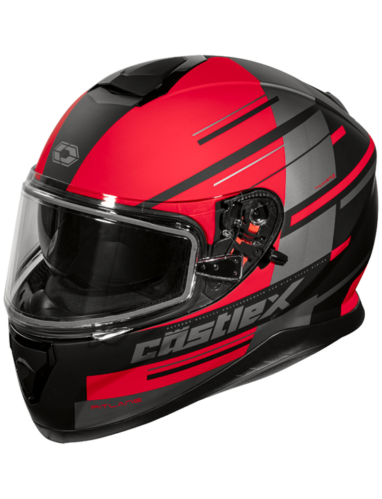 castle thunder 3 pitlane helmet red front