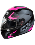 castle mugello squad pink helmet front