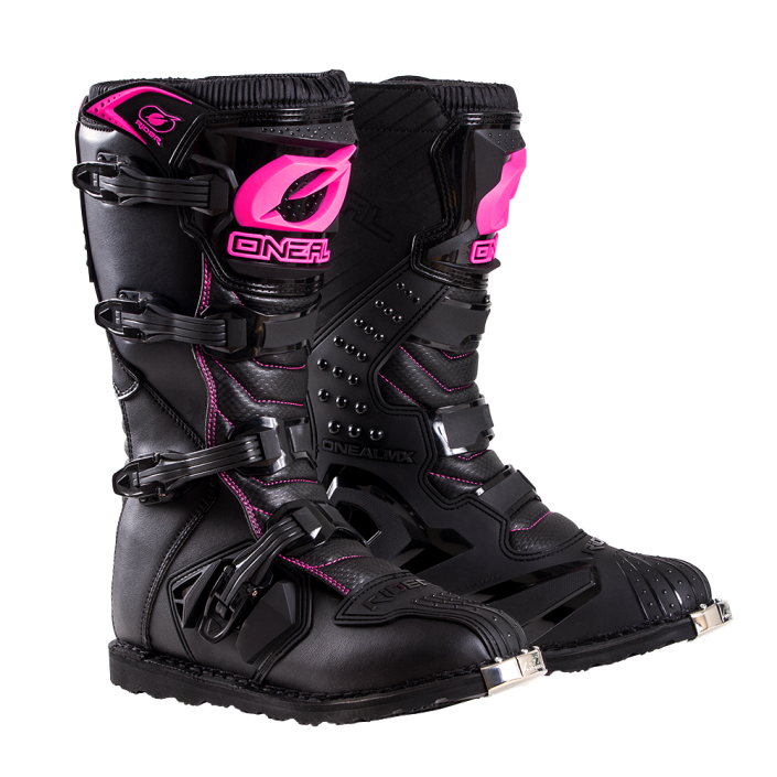 oneal-rider-youth-boot-pink-front