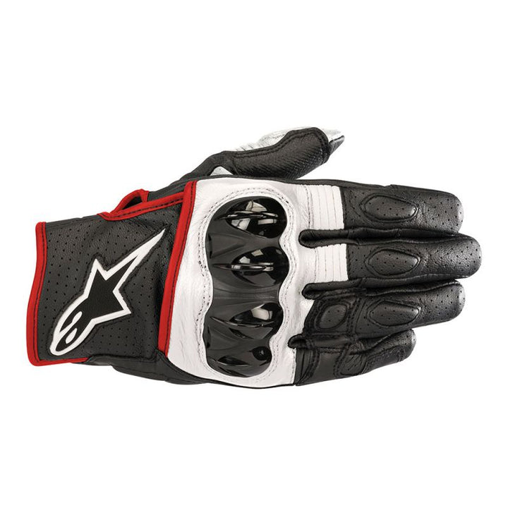 alpinestars celer v2 gloves black white red