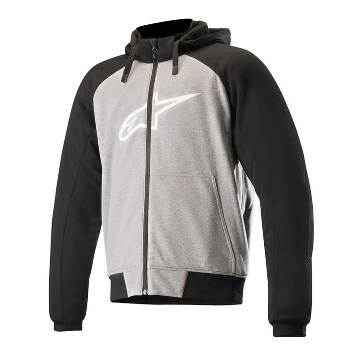 alpinestars jacket chrome sport hoodie grey